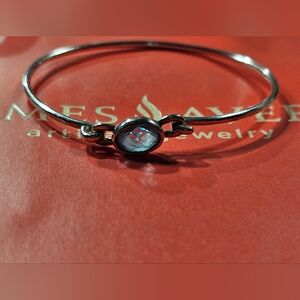 HTF James Avery Sterling Isabella Topaz Bracelet